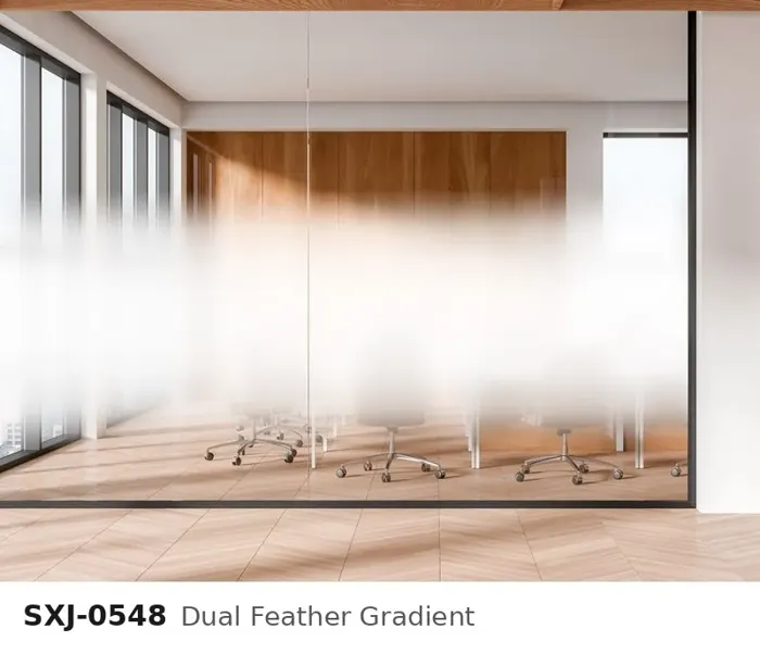 SXJ 0548 dual feather gradient