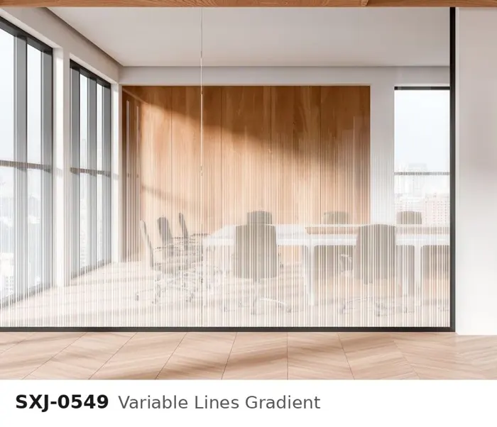 SXJ 0549 variable lines gradient