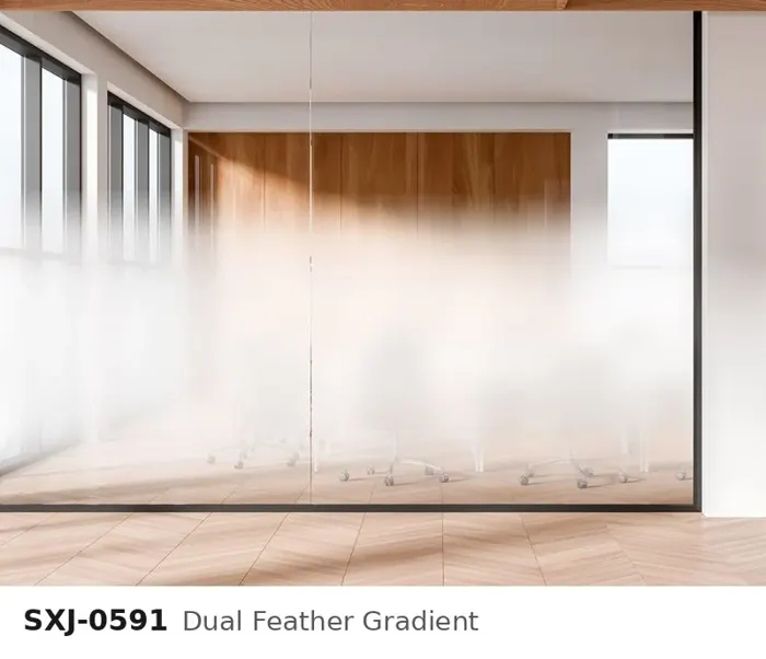 SXJ 0591 dual feather gradient