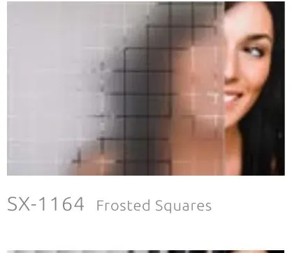 SX 1164 frosted squares