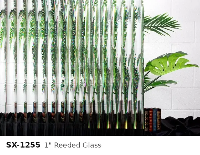 SX 1255 1 reeded glass