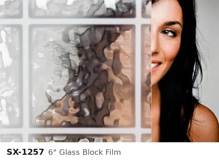 SX 1257 6 glass block film