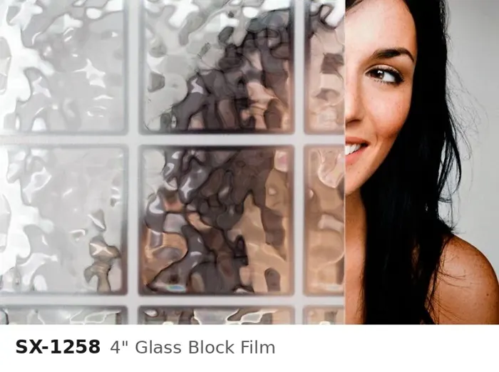 SX 1258 4 glass block film