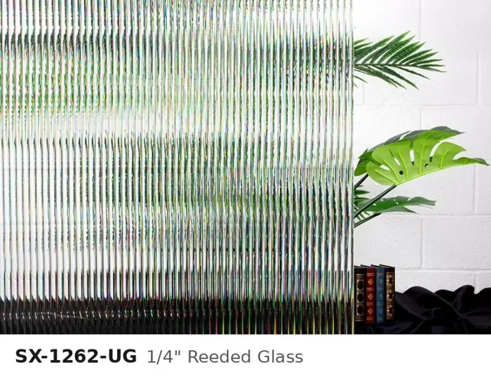SX 1262 UG 1 4 reeded glass