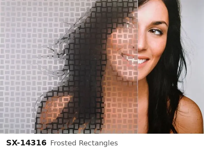 SX 14316 frosted rectangles