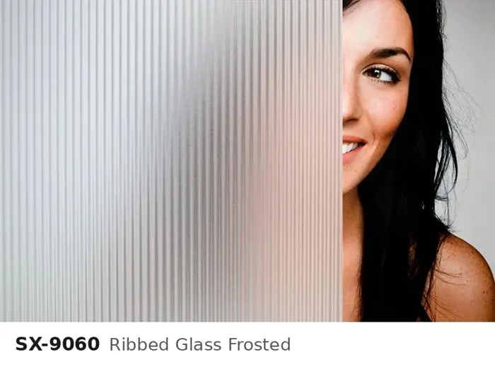 SX 9060 ribbed glass frosted