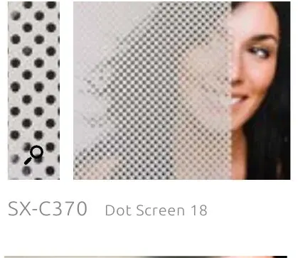 SX C370 dot screen 18