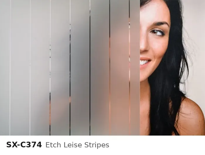SX C374 etch leise stripes