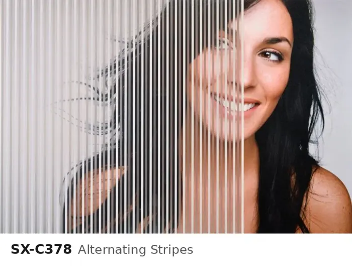 SX C378 alternating stripes