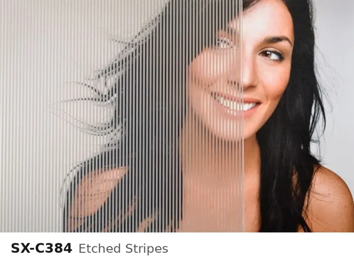 SX C384 etched stripes