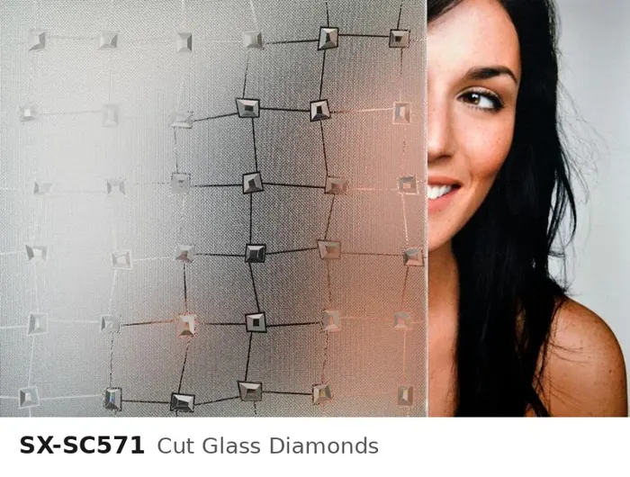 SX SC571 cut glass diamonds