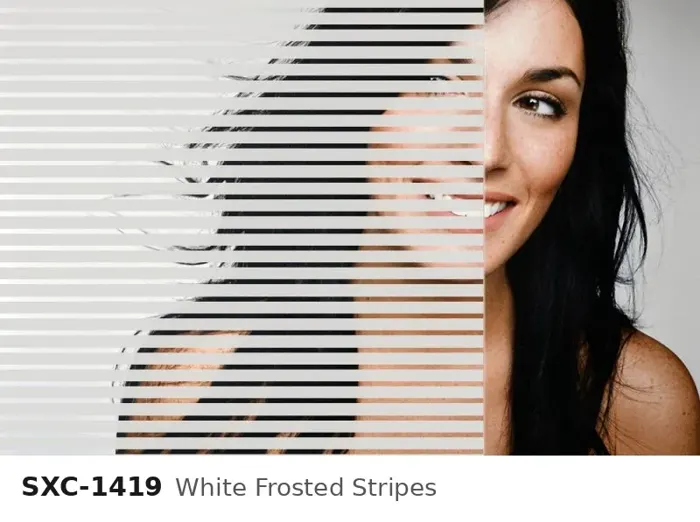 SXC 1419 white frosted stripes