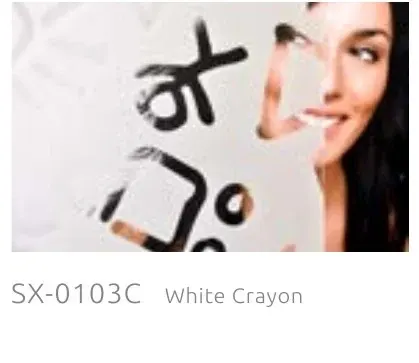 SX 0103C white crayon