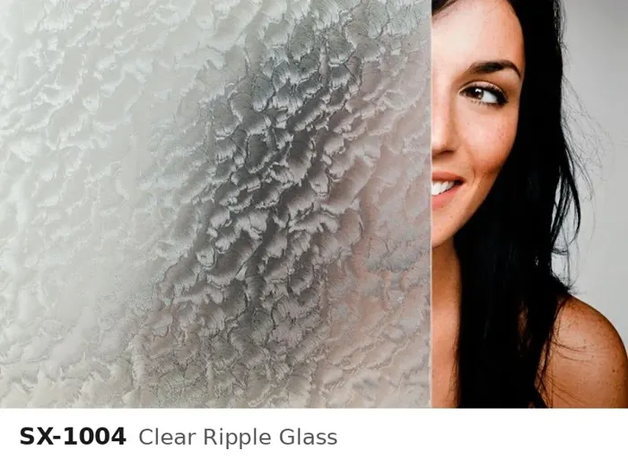 SX 1004 clear ripple glass