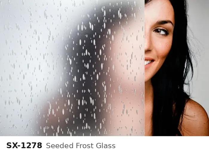 SX 1278 seeded frost glass