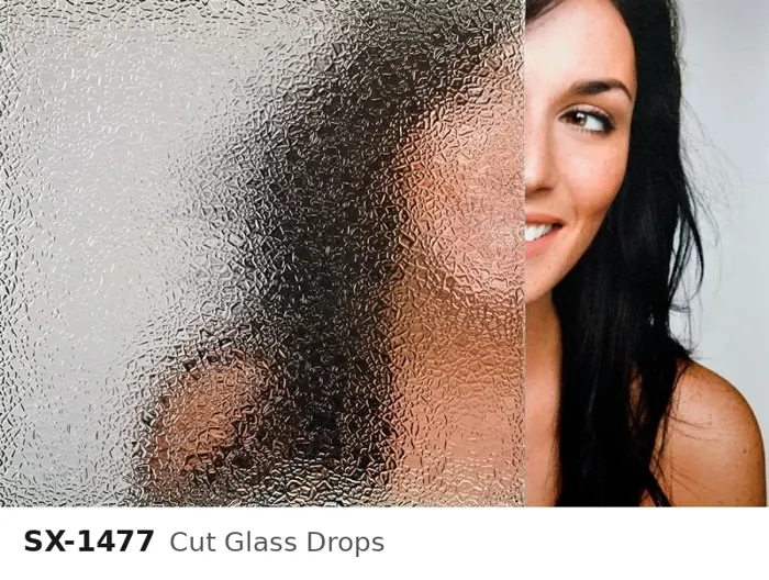 SX 1477 cut glass drops