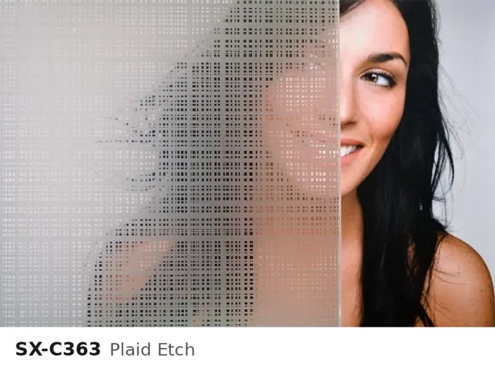 SX C363 plaid etch