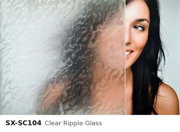 SX SC104 clear ripple glass