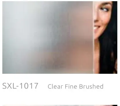 SXL 1017 clear fine brushed