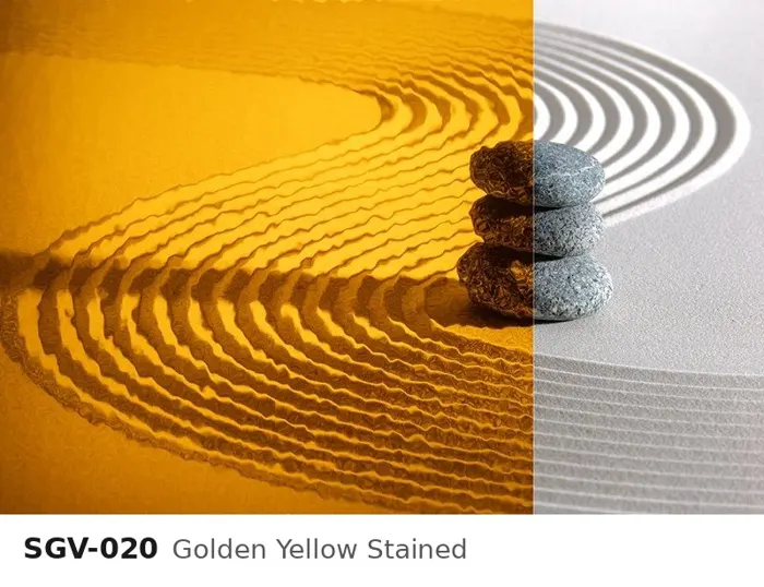 SGV 020 golden yellow stained