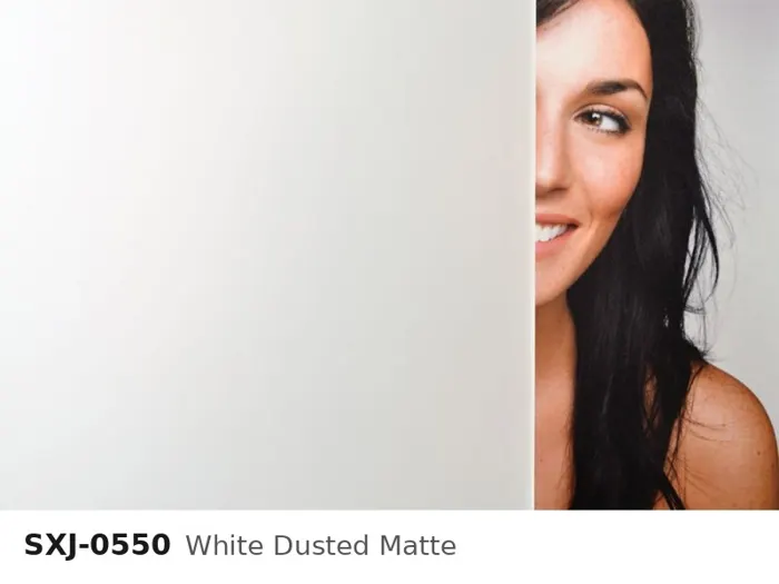 SXJ 0550 white dusted matte