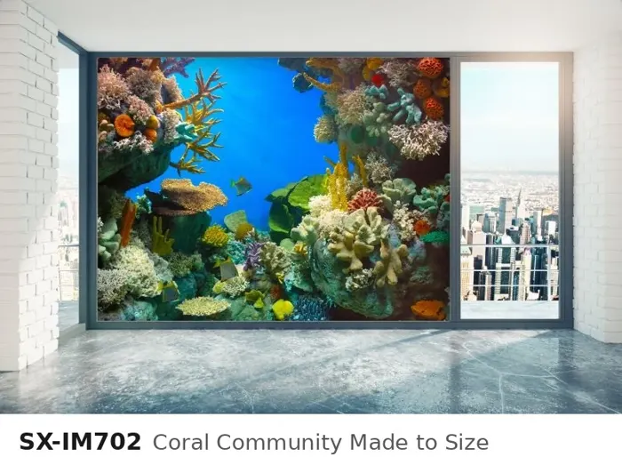 SX IM702 coral community made to size