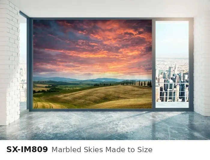 SX IM809 marbled skies made to size