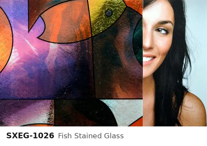 SXEG 1026 fish stained glass