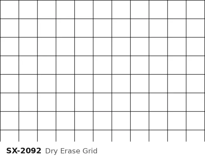 SX 2092 dry erase grid