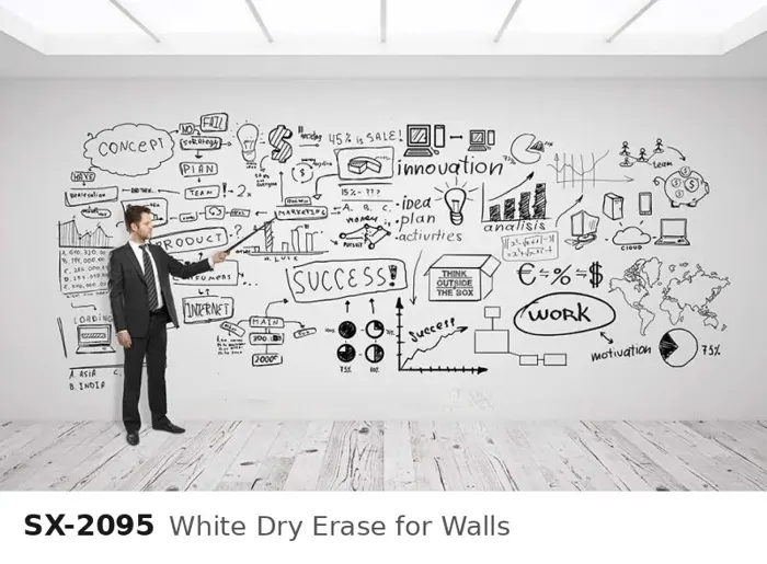 SX 2095 white dry erase for walls