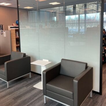 pellicule givrée décorative