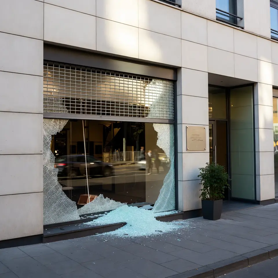 fenetre sans film de sécurité