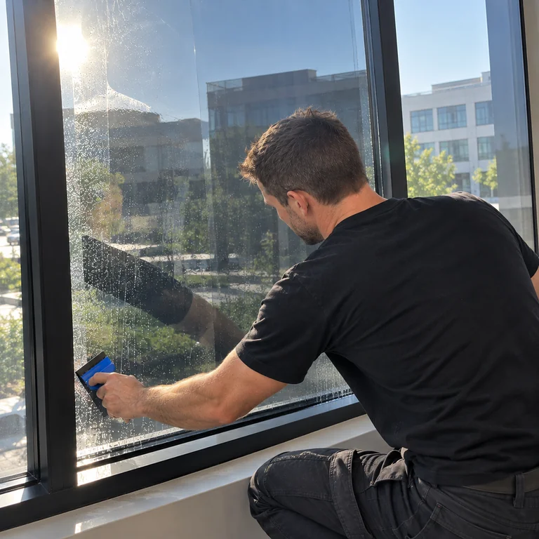 installateur de pellicule pour fenêtre